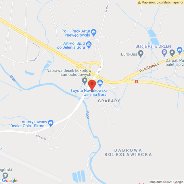 Lokalizacja Toyota Jelenia Góra