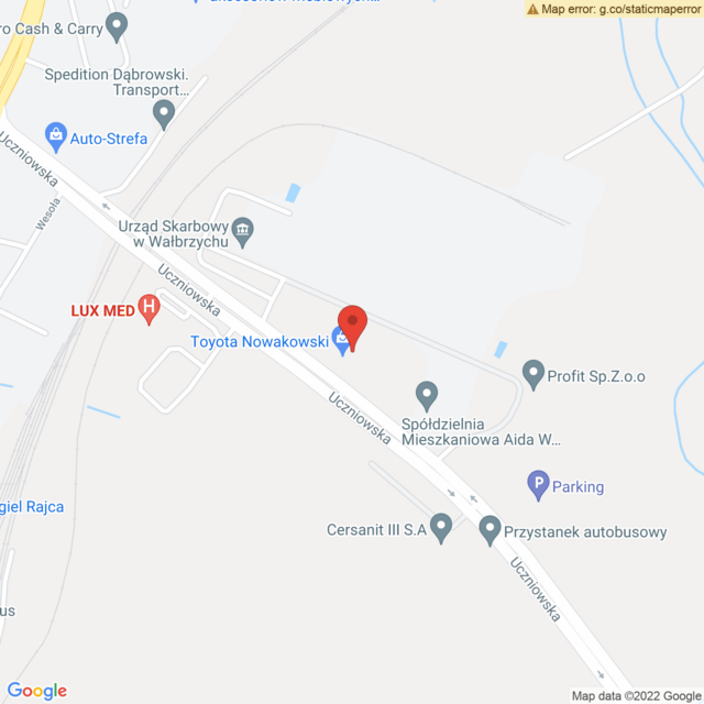 Lokalizacja Toyota Wałbrzych